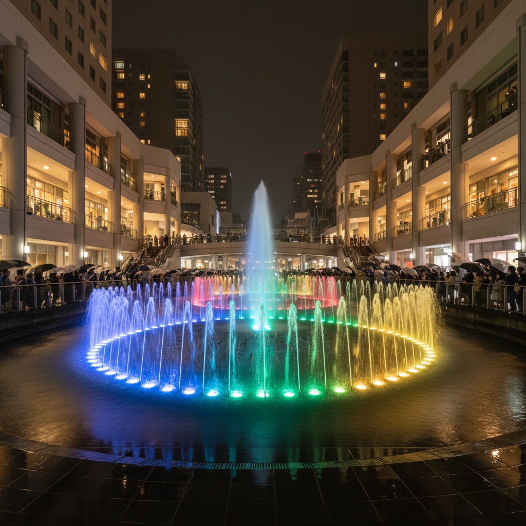 运河城喷泉